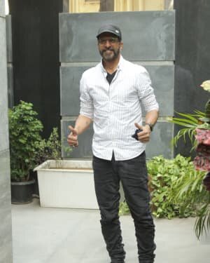 Javed Jaffrey - Photos: Promotion Of Film Coolie No 1 At Pooja Films Office