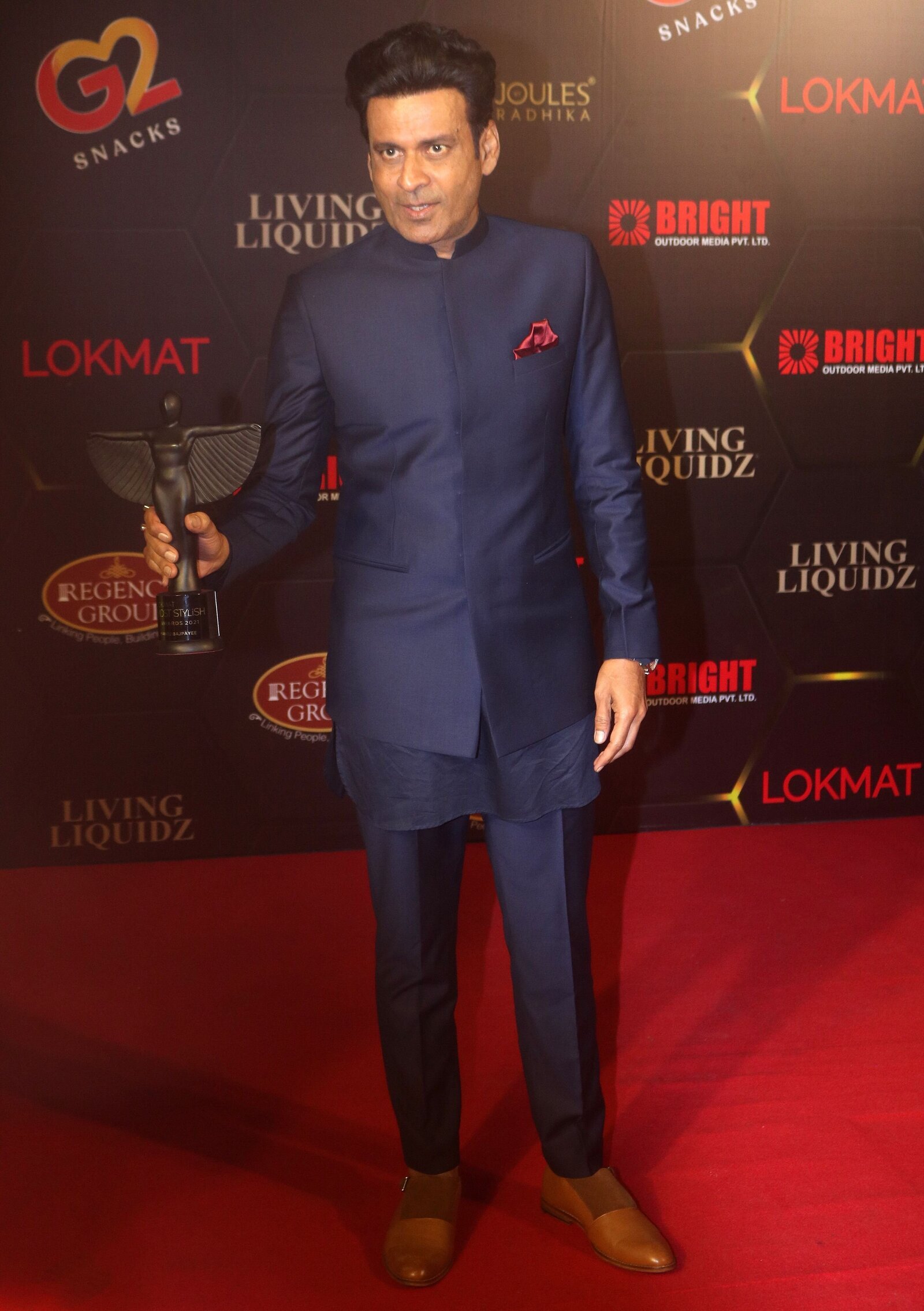 Manoj Bajpai - Photos: Celebs At The Lokmat Most Stylish Awards 2021 | Picture 1845716