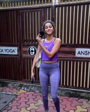 Ananya Panday - Photos: Celebs Spotted At Yoga Class