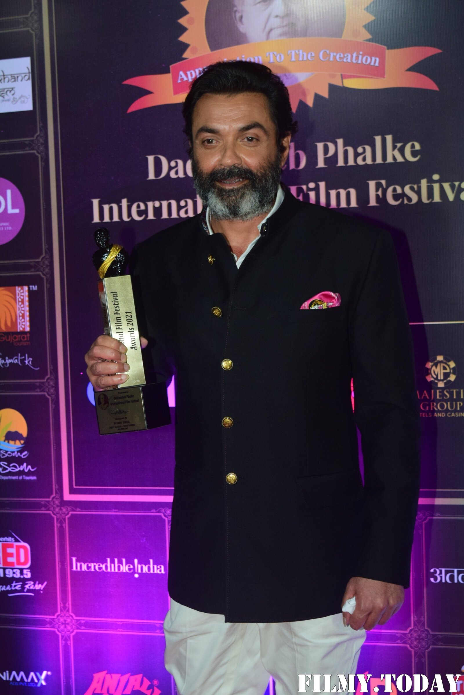 Bobby Deol - Photos: Celebs At Dadasaheb Phalke Awards 2021 | Picture 1776616