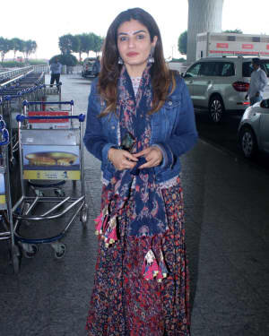 Raveena Tandon - Photos: Celebs Spotted At Airport | Picture 1778343