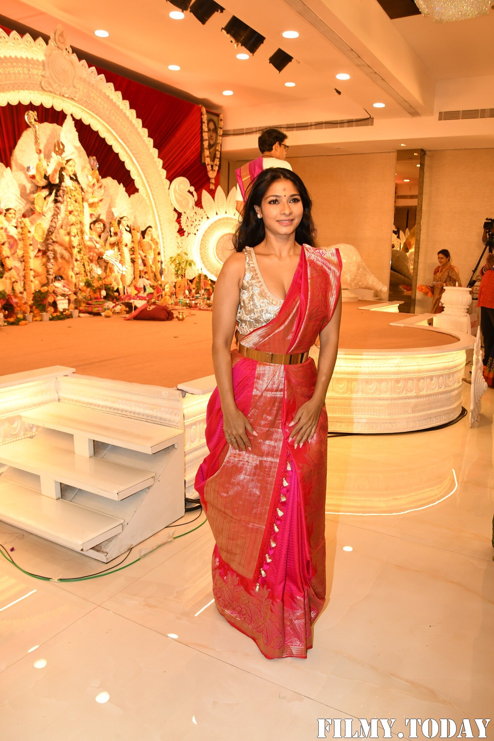 Tanisha Mukherjee - Photos: Celebs At North Bombay Durga Pooja Samiti 2021 | Picture 1828557