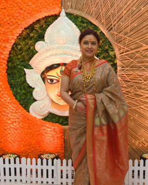 Photos: Celebs At North Bombay Durga Pooja Samiti 2021